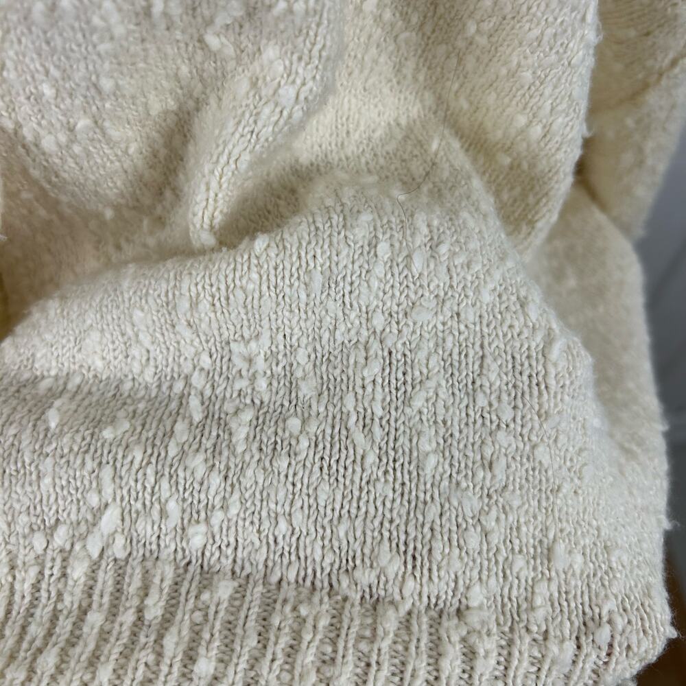 Free People Women Found My Friend Cardi Sweater Cardigan Cropped Cream Medium - Picture 4 of 11